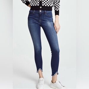 FRAME Size 28 Le High Skinny Triangle Hem Jeans in Sulham